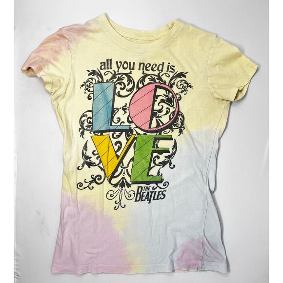 Apple Corps Ltd All You Need is Love Beatles Tshirt Size S Pre-Owned in fair - Picture 1 of 7